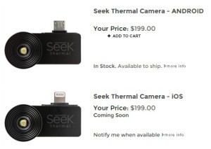 Seek Thermal releases thermal camera for Android/iOS for $199