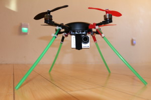 DIY RC Logger Xtreme landing gear (zip ties & straws) and GoPro holder (velcro & rubberband) for less than $5!