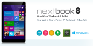 Windows 8.1 tablet for under $100US? Introducing the Nextbook 8!