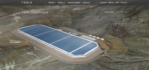 Tesla’s new “Gigafactory” in Sparks, NV