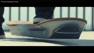 8/4/2015: Lexus reveals hoverboard-like device